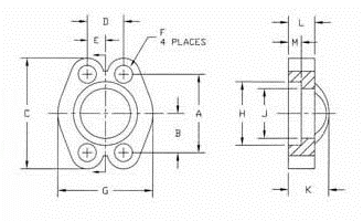 Brennan 1903-61-32 32 Captive Flange With Drilled Holes Cd61