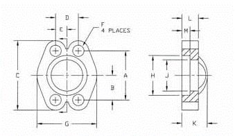 Brennan 1904-61-12 12 Captive Flange With Threaded Holes Cd61