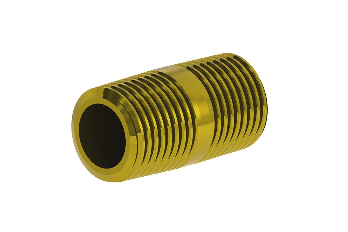 Albion Engineering 193-1 Brass Pipe Nipple, 1/8 NPT