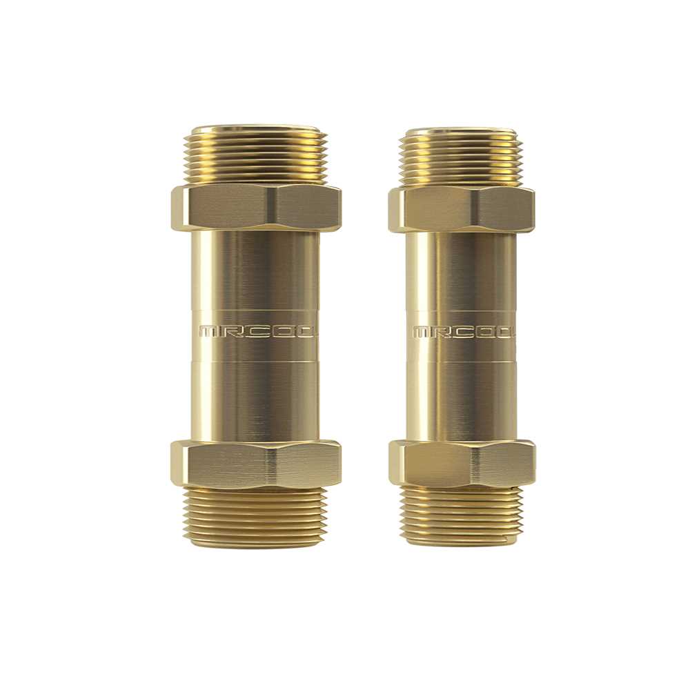 MRCOOL DIYCOUPLER-3858K50 DIY 3/8 in. x 5/8 in. Brass Couplers with 50 ft. of Communication Wire