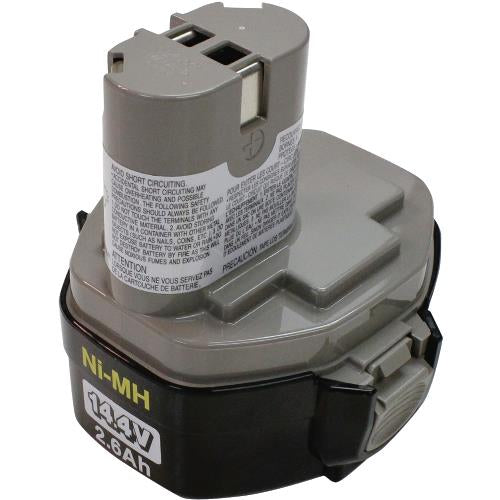 Makita 193158-3 14.4V Ni‘MH 2.6Ah Battery 1434, Pod Style