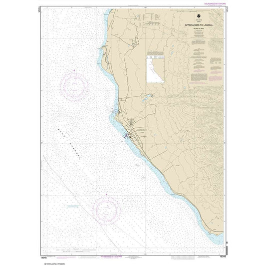 Paradise Clay NO_19348 HISTORICAL NOAA Approaches to Lahaina: Island of Maui