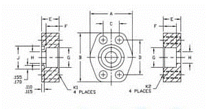 Brennan 1936-62-40-40 40Fswp-40Ff Flange Code 62