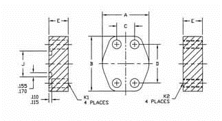 Brennan 1943-61-32 Flat Face Flange Pad Plug Cd61
