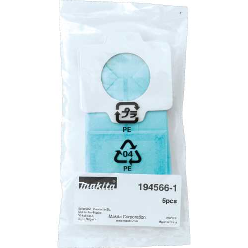 Makita 194566-1 Paper Filter, 5/pk