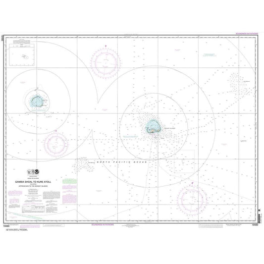 Paradise Clay NO_19480 HISTORICAL NOAA Gambia Shoal to Kure Atoll including approaches to the Midway Islands