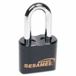 CCL K637 Super Sesamee Padlock 2"Shackle 7/16" Dia Black