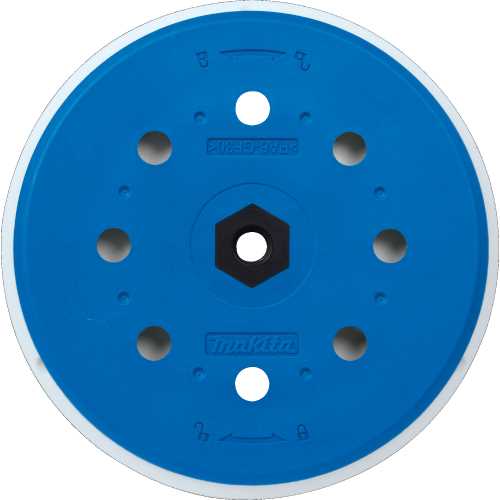 Makita 197315-5 6" Round Sanding Backing Pad, Hook & Loop, Hard