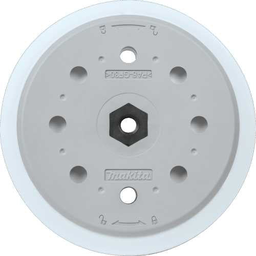 Makita 197316-3 6" Round Sanding Backing Pad, Hook & Loop, Super Soft