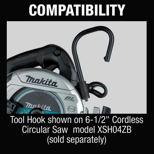 Makita 199231-7 Tool Hook, 6‘1/2" Cordless Circular Saws