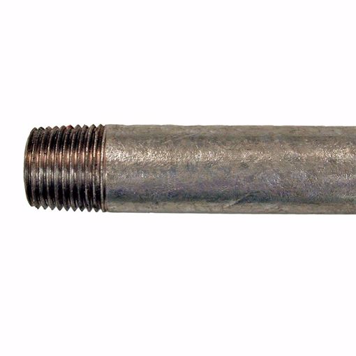 Jones Stephens 301G1024 1" x 24" Readycut Galvanized Pipe