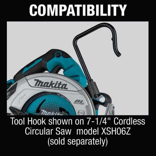 Makita 199386-8 Tool Hook, 7‘1/4" Cordless Circular Saws