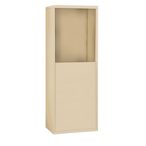 Mailboxes 19954SAN Salsbury Free-Standing Enclosure for #19158-16 and #19158-20 - Recessed Mounted Cell Phone Lockers - Sandstone