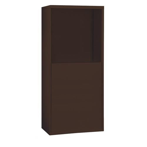 Mailboxes 19955BRZ Salsbury Free-Standing Enclosure for #19158-25 - Recessed Mounted Cell Phone Lockers - Bronze