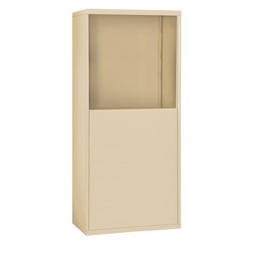 Mailboxes 19955SAN Salsbury Free-Standing Enclosure for #19158-25 - Recessed Mounted Cell Phone Lockers - Sandstone