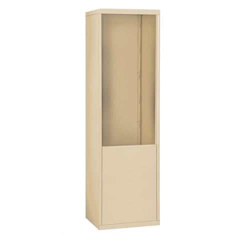 Mailboxes 19973SAN Salsbury Free-Standing Enclosure for #19178-21 - Recessed Mounted Cell Phone Lockers - Sandstone