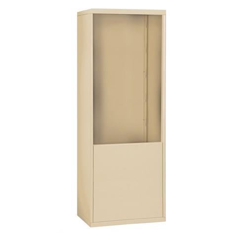 Mailboxes 19974SAN Salsbury Free-Standing Enclosure for #19178-24 and #19178-28 - Recessed Mounted Cell Phone Lockers - Sandstone