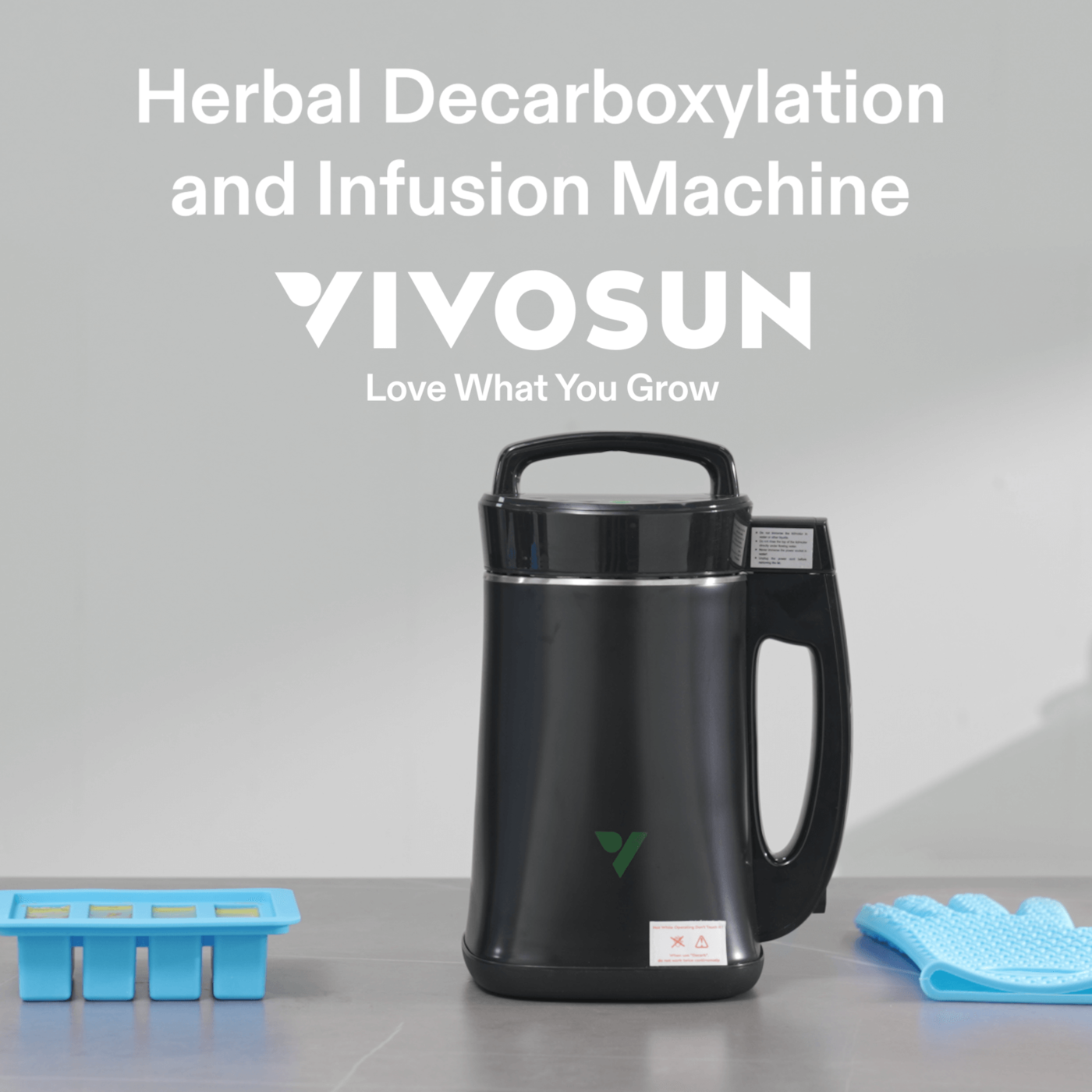 Vivosun Herbal Decarboxylation and Infusion Machine, Botanical Extractor and Infuser for Making Butter, Oil, and Tinctures, Includes Recipes and Complete Accessories