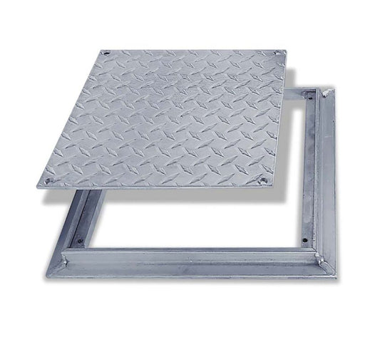 Acudor FD-8060 24" x 24" Floor Door - Removable Flush Diamond Plate