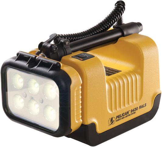 Pelican 9430 Remote Area Lighting System 6 XML HEAD GEN 3 YELLOW