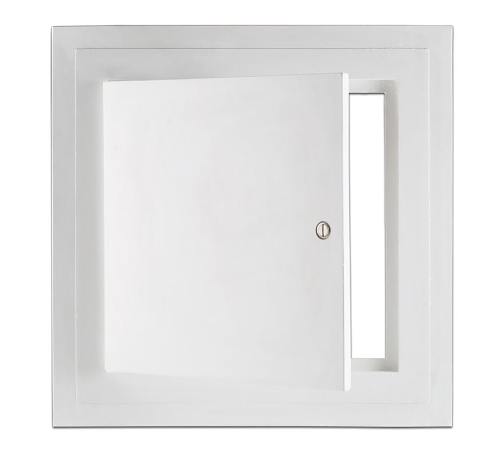 Acudor GFRG-SH 12" x 12" Glass Fiber Reinforced Gypsum Square Corner - Hinged