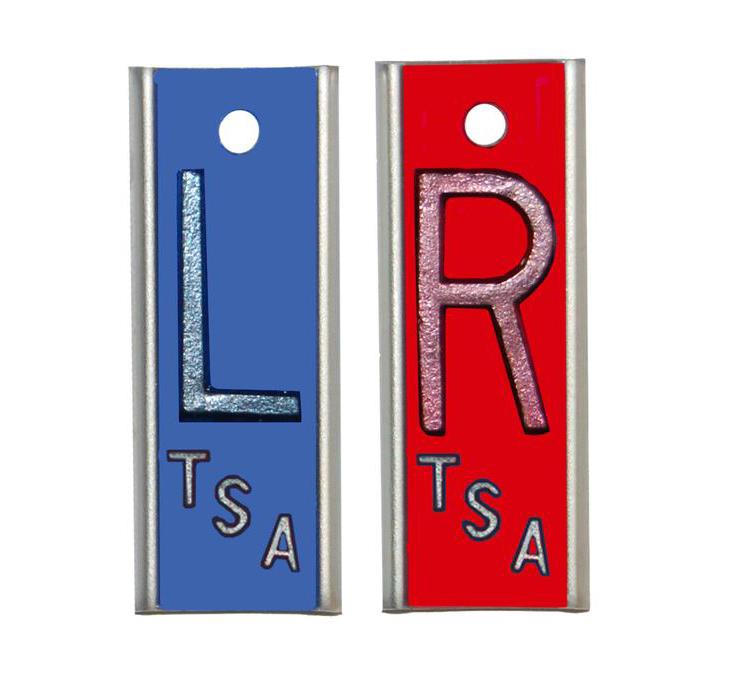 Wolf X-Ray 50162 Identifier Markers - Elite X-Ray Identifier Marker, L-Blue And R-Red, 1"