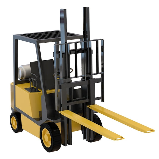 Vestil FE-HS-5-63 Fork Extension, Yellow, 4,000 lb, 5" W, PR