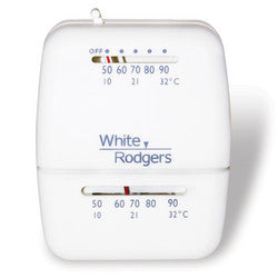 White Rodgers 1C20-101 Single-Stage Snap-Action Low voltage room thermostat (with wall mount)