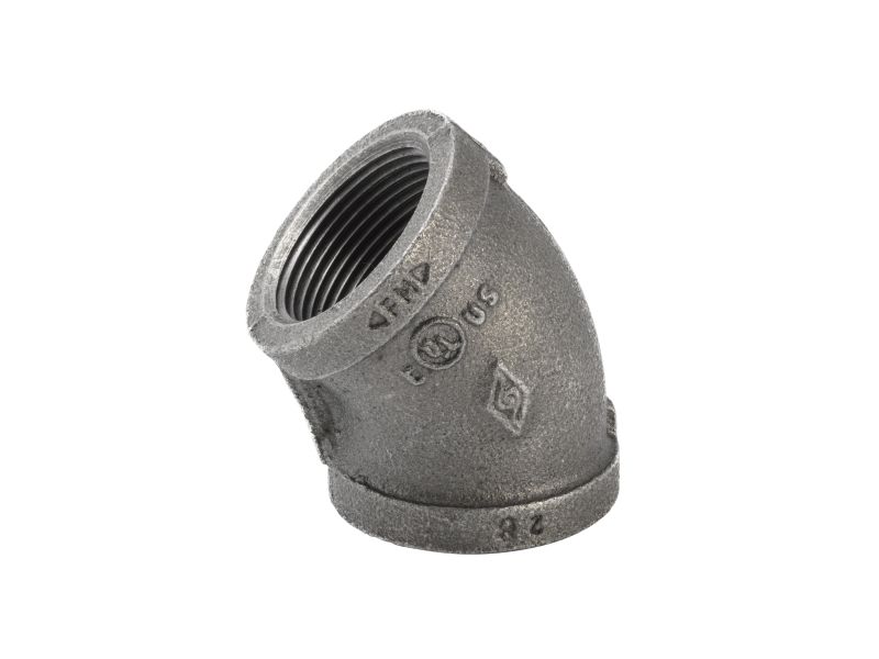 B&K Products 520-206Hn 1-1/4" Elbow 45