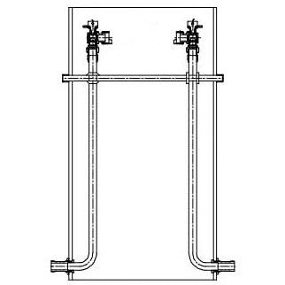 A.Y. McDonald 5186-235 780W448Wwpp 44X21 W Style Sgl Riser Pit Spbv X Spbv