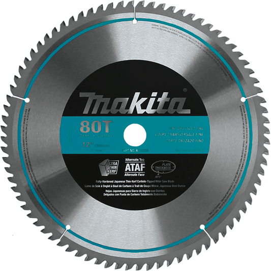 Makita A-93728 12" 80T Micro‘Polished Miter Saw Blade