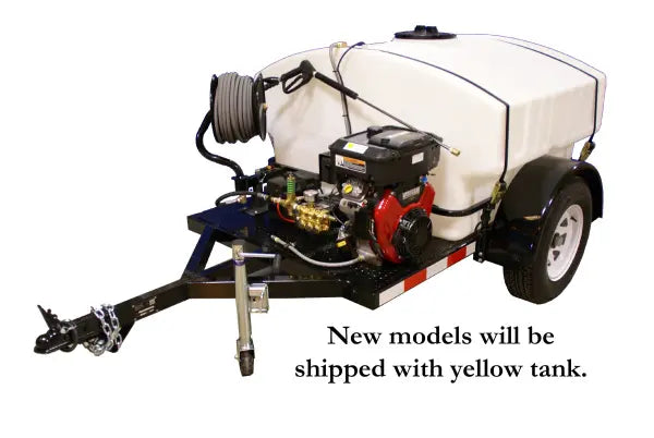 CAM Spray P00952 Deluxe Trailer Mounted Gas Powered 4.5 gpm, 4000 psi Cold Water Pressure Washer