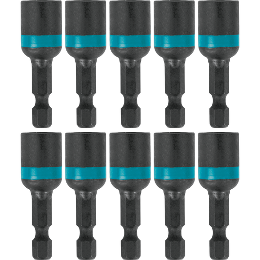 Makita A-97209 ImpactX, 3/8³ x 1‘3/4³ Magnetic Nut Driver, 10/pk, Bulk