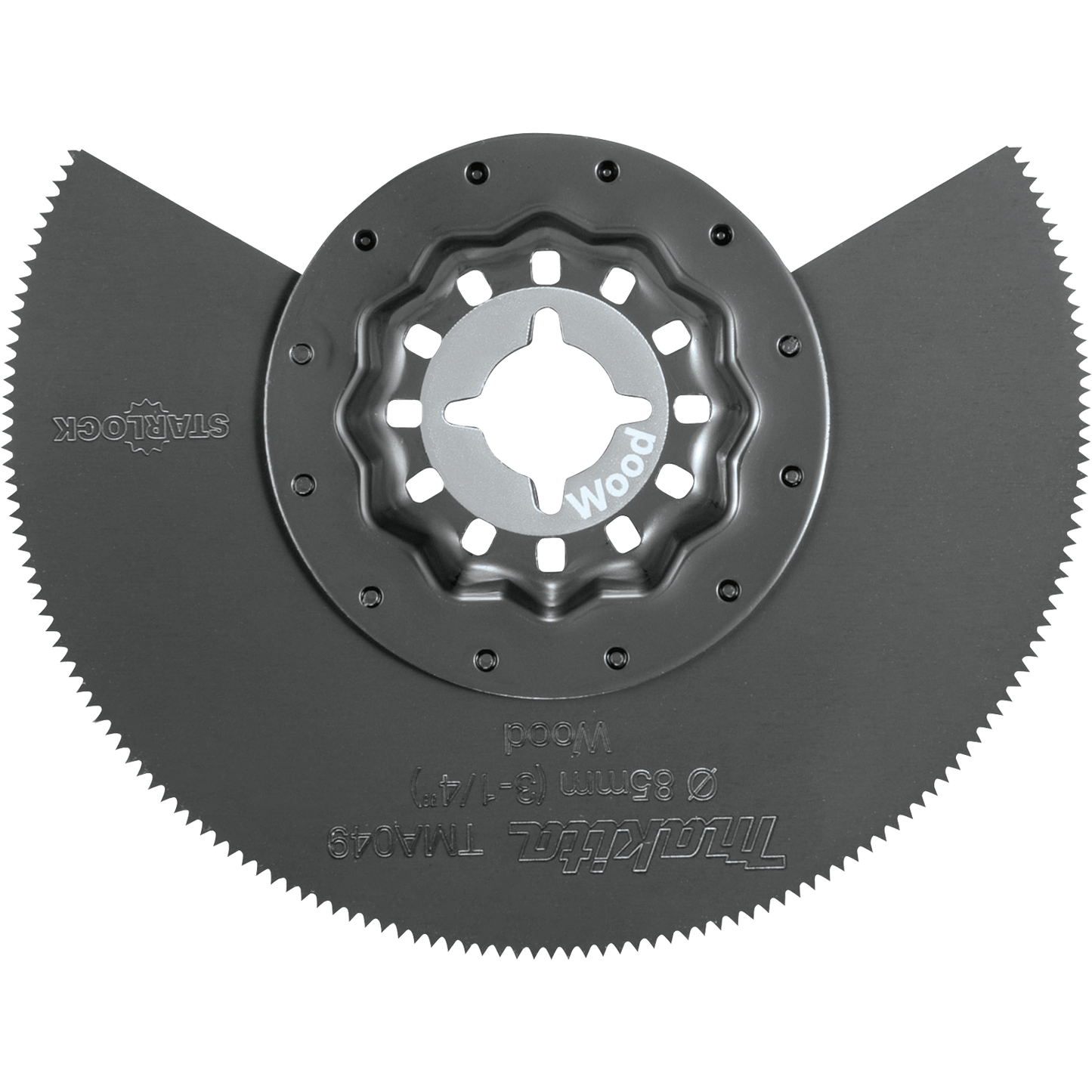 Makita B-67044 Starlock® Oscillating Multi‘Tool 3‘1/4" High Carbon Steel Round Segmented Saw Blade