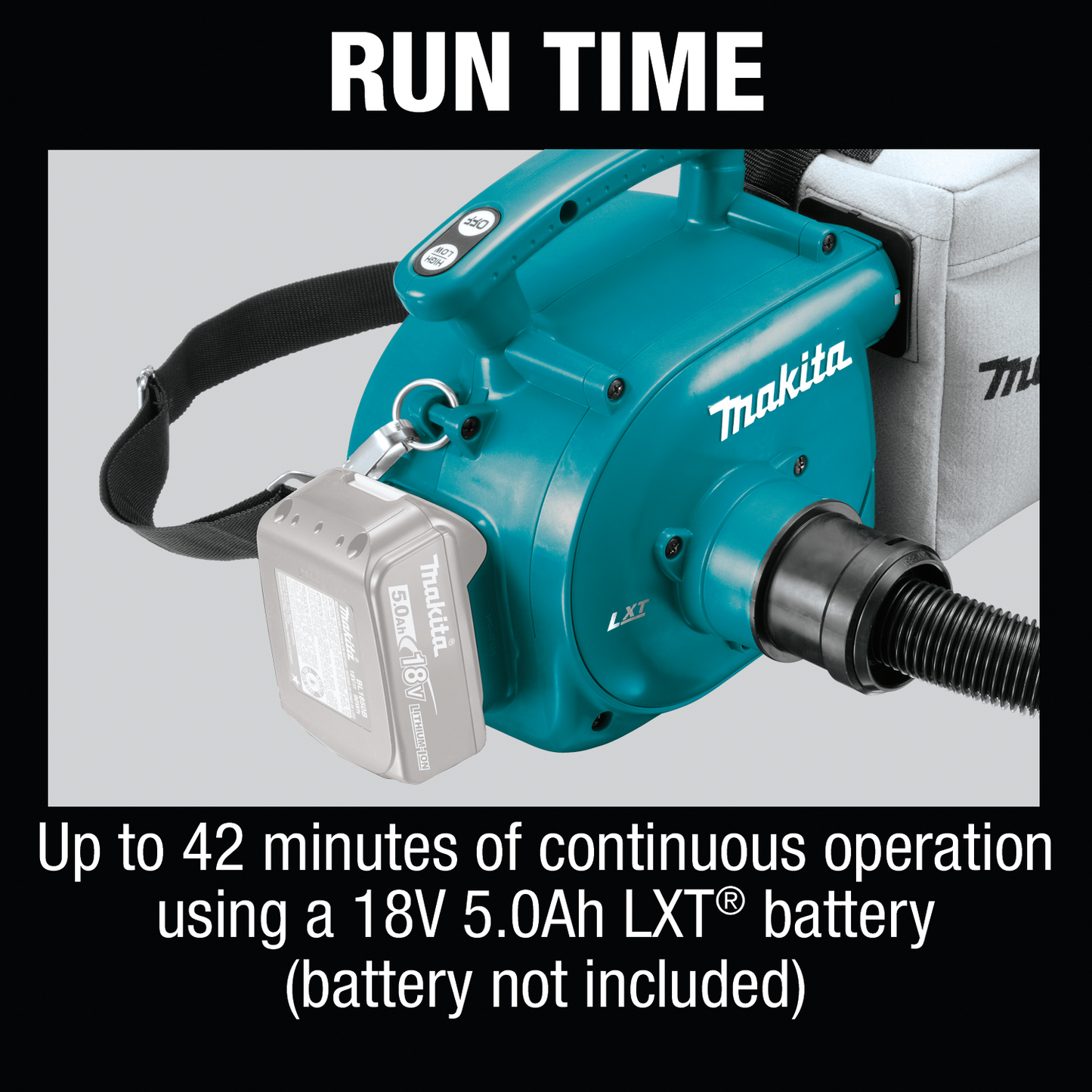 Makita XCV02Z 18V Lxt® Lithiumion Cordless 3/4 Gallon Portable Dry Dust Extractor/Blower, Tool Only