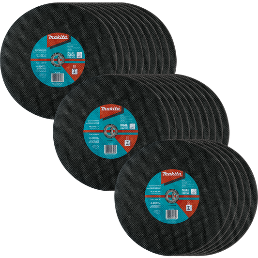 Makita B-57598-25 14" x 3/32" x 1" Abrasive Cut‘Off Wheel, 25/pk