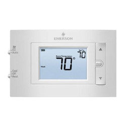 White Rodgers 1F83H-21NP 4.5" Display Heat Pump Non-Programmable Thermostat 2 Heat/1 Cool