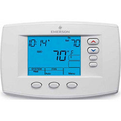 White Rodgers 1F95-0671 Blue Universal Multi-Stage (2H/2C) Or Heat Pump(4H/2C) 7-Day programmable Digital Thermostat, Backlit Display, 24 Volts