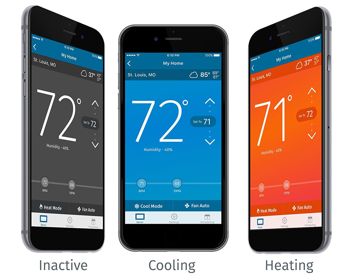 1F95U-42WF, Sensi‚ Touch Smart Thermostat