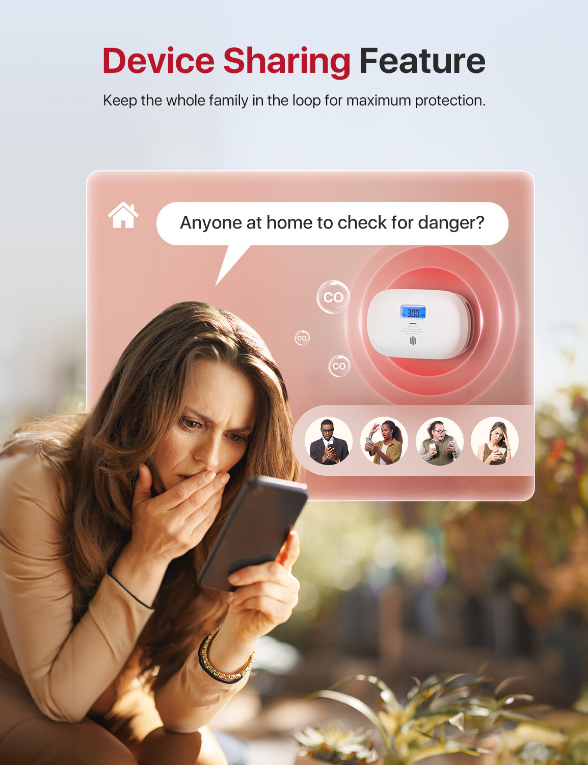 X-Sense XC0C-iR Smart Carbon Monoxide Alarm - 1-Pack