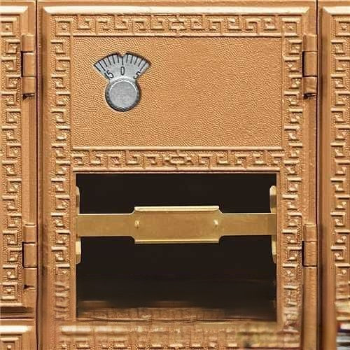 Mailboxes 2016RL-COMBO Salsbury Brass Mailbox - 16 Doors with Combination Locks - Rear Loading