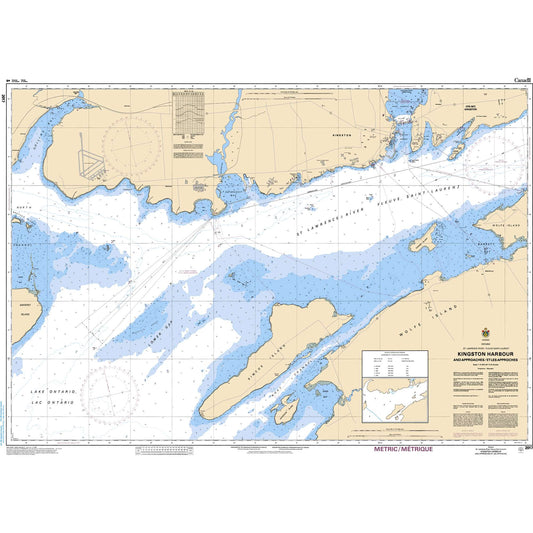 Paradise Clay CAN2017 CHS Chart Kingston Harbour and Approaches/et les approches