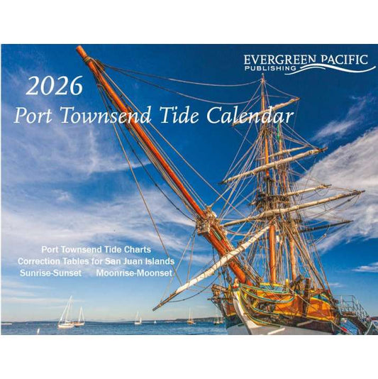 Paradise Clay EVE529 2026 Port Townsend Large Tide Calendar