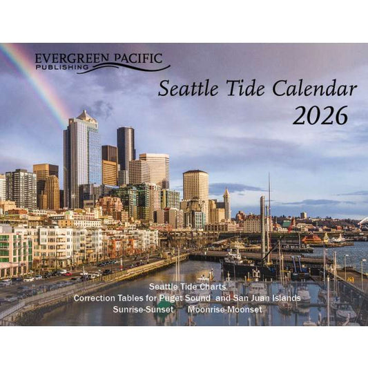 Paradise Clay EVE528 2026 Seattle Large Tide Calendar