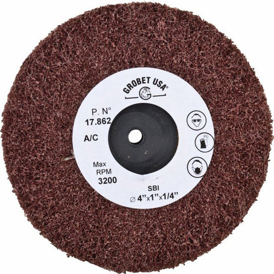 Grobet USA® 17.291 Felt Lap Wheel, Diamond Hard, 6″, EA
