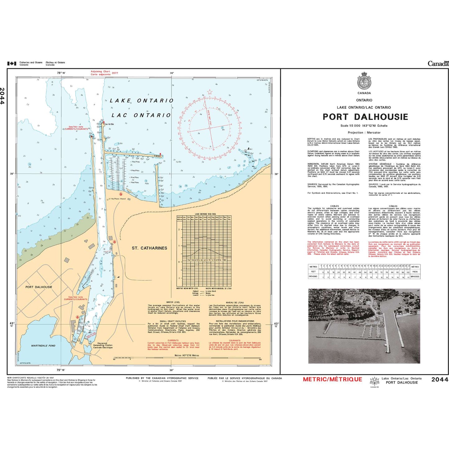 Paradise Clay CAN2044 CHS Chart Port Dalhousie