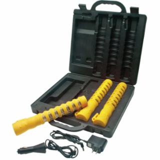 CROWN 1157 Emergency Led Baton Roadflare 3-Pack Kit Yellow