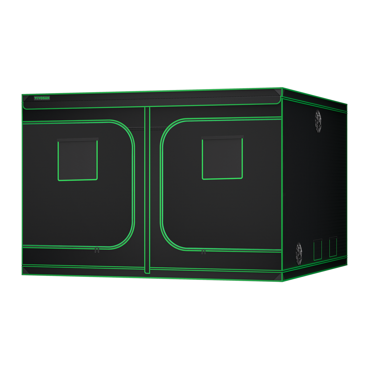 Vivosun Grow Tent 10x10 S108, 24-32 Plants Use, 600D Light-proof Oxford, 120' x 120' x 80', For Indoor Plants Growing