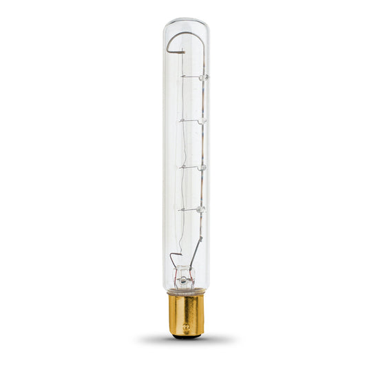 Feit Electric 20T61/2/DC-130 20W Soft White (2700K) Incandescent T6 1/2 D.C. Bayonet Base Bulb