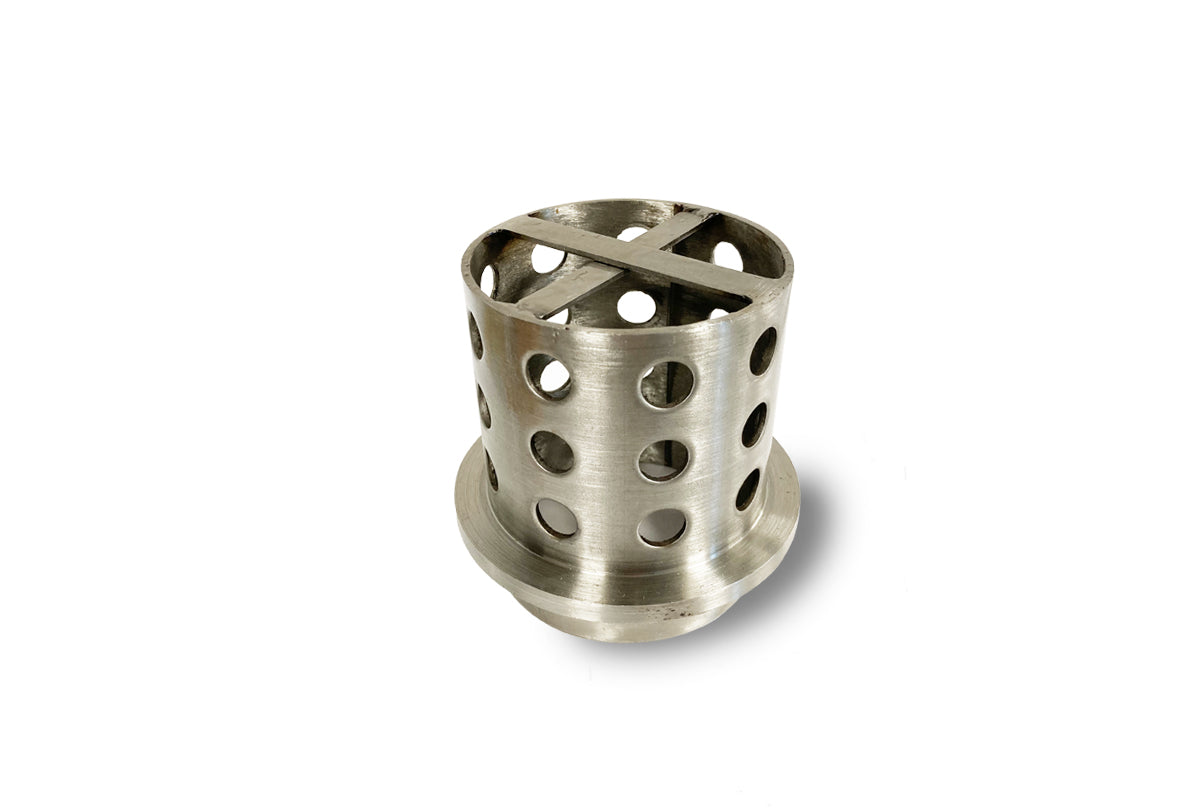 Grobet USA® 21.705 Perforated Flask, 3-3/8″ X 4″, EA